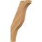 Ekena Millwork 3 1/2"W x 16"D x 28"H Funston Smooth Knee Brace, Western Red Cedar BRC04X16X28FST00SWR - alternate 1